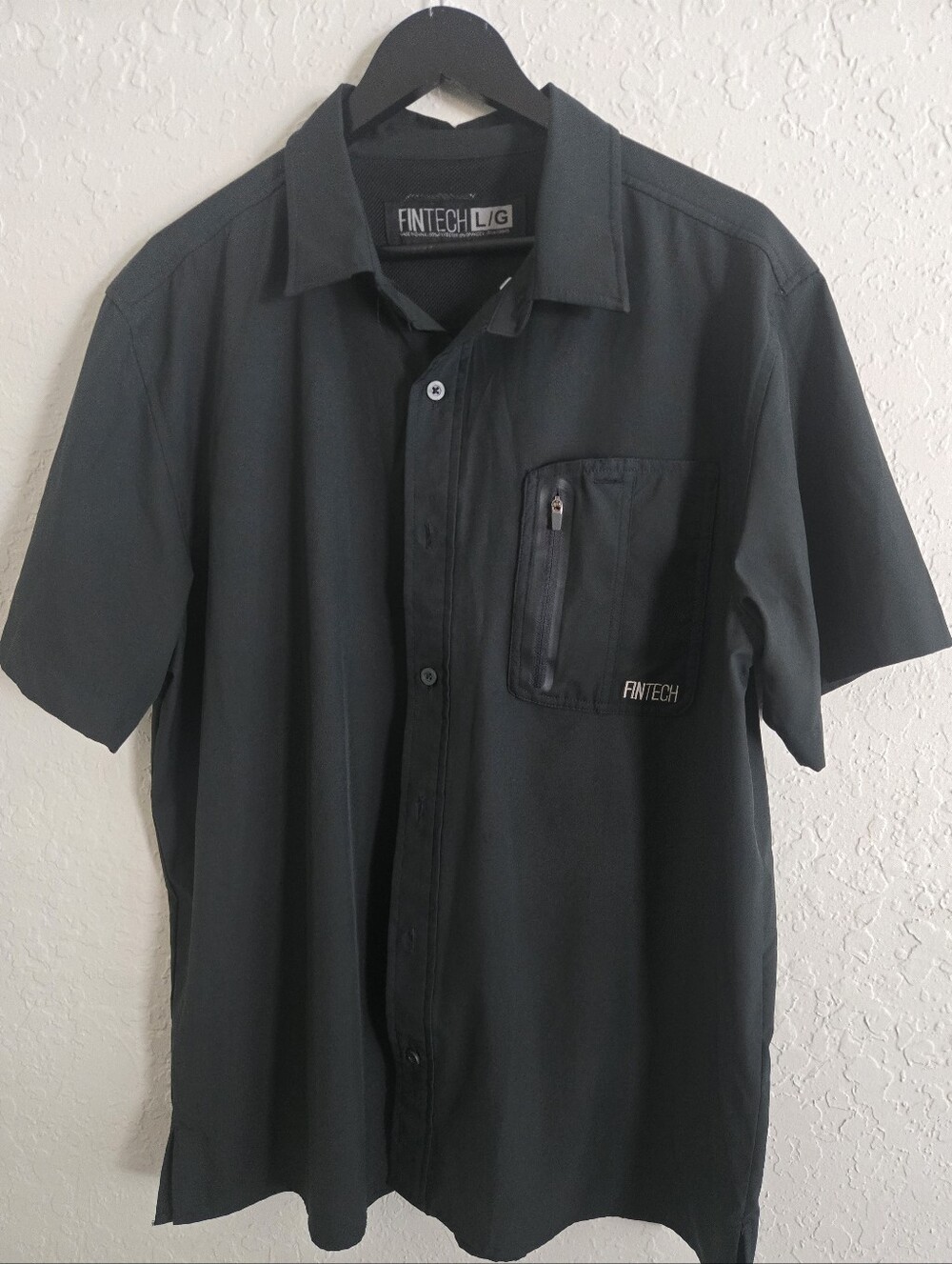 Fintech Short Sleeve Button Up Fishing Shirt